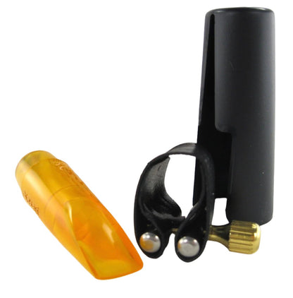 morgan runyon custom soprano saxophone mouthpiece in amber for saxophone players